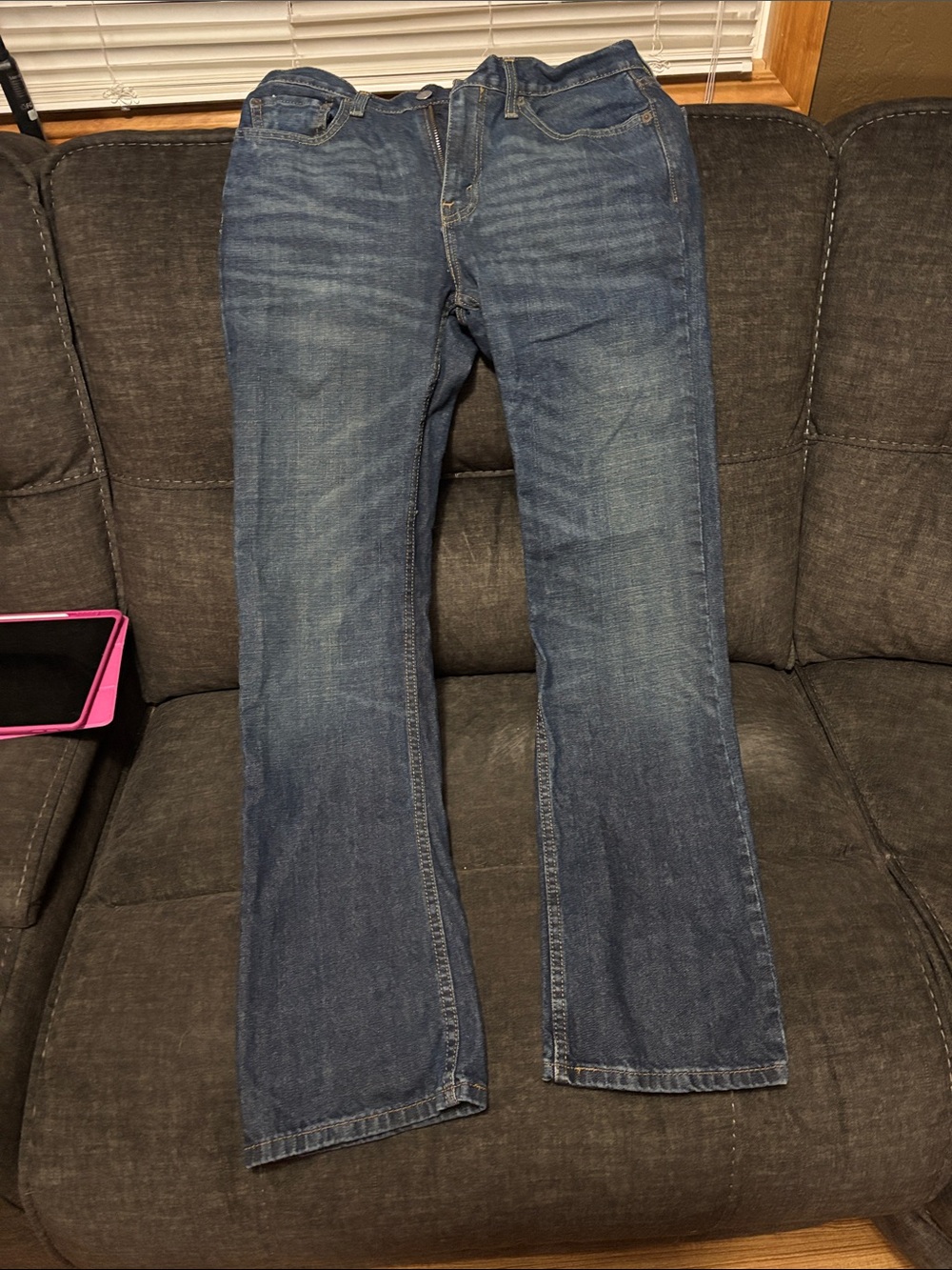 Levi's Men's Bootcut Jeans in Blue Wash